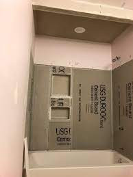 Preparing A Shower Wall For Tile The Floor Elf Shower Tile Shower Wall Waterproofing Shower Walls