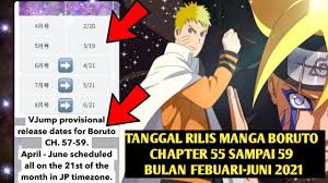 Dengan potensi code yang mengancam dunia mereka, yang bisa dilakukan adalah membinasakan ancaman tersebut. Tanggal Rilis Manga Boruto Chapter 57 Bahasa Indonesia Youtube