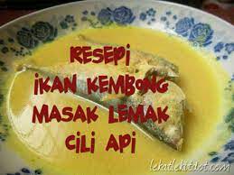 Ikan 'milang' salai masak lemak cili padi. Resepi Ikan Kembong Masak Lemak Cili Api Yang Anda Tak Sangka Semudah Ni Lekat Lekit Story