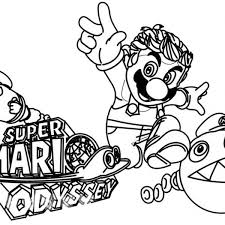 Handy manny coloring pages ]. Super Mario Odyssey Coloring Pages Coloring Home