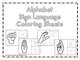Affiliate links have been included for your convenience. Alphabet Sign Language Coloring Shees By Amazinglessons4friends Tpt