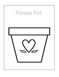 The empty pot unit and lapbook. Flower Pot Coloring Pages Coloring Rocks Flower Coloring Pages Happy Flowers Flower Pots