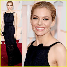 Sienna Miller Represents 'American Sniper' at Oscars 2015