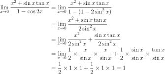 Soal Limit Fungsi Trigonometri