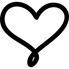 Love Hand Drawn Heart Symbol Outline Free Vector Icons Designed By Freepik Heart Hands Drawing How To Draw Hands Love Heart Images