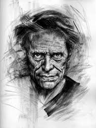 Wanted to do another black and white portrait but decided add as many  colors as realistically possible to this one and let's see how it goes Work  in progress Mixed ballpoint pen