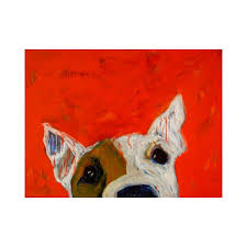 Red Russell By Margaret Von Biesen Made By Hamilton Galleries Also Could Be Pinned On Too Cute Dog Paintings Dog Art Illustration Art