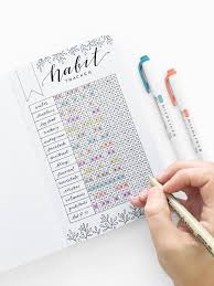Get tons of ideas on things to track, amazing layouts, stationery supplies to make your tracking easier, and other fun inspirational bullet journal knowledge. Create This Simple Tracker And Build Better Habits Free Printable Archer And Olive