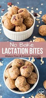 These No Bake Bites Contain Nutritious Ingredients That Give You Energy And May Boost Your Milk Supply Like Almonds Lactation Cookies Dairy Free Recipes Food