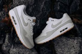 Kix Lidz Nike Air Max 1 White Pure Platinum Nike Sportswear S Summer 2018 Air Max 1 Lineup Includes This Gum Soled Edition Nike Air Max Nike Air Nike