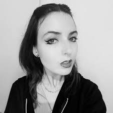 Using @halfmagicbeauty and @nyxcosmetics_aunz Lipgloss: HM Problem Child  Sculpture lipliner: HM Badassery parade Eyeliner: Nyx epic ink  #graphicliner #halfmagic #blacklipgloss #grungeaesthetic