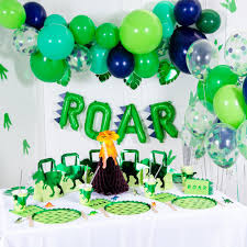 Green represents the continuance of life through the winter and the christian belief in eternal life through. Dinosaur Party Decorations Supplies Party Pieces