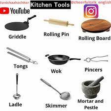 Learn kitchen objects and kitchen utensils in english free with vocabulary games, puzzles, tests and great activities online. Cheerful Talk Learn Kitchen Tools Names In English Facebook