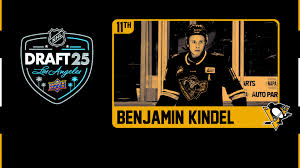 PITTSBURGH DRAFTS BENJAMIN KINDEL 11TH OVERALL | WBS Penguins