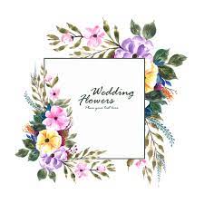 Invitation wedding border wreath frame flower vintage floral design decorative. Wedding Invitation Flowers Frame Card Design 693733 Vector Art At Vecteezy