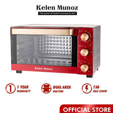 Daftar harga microwave panasonic baru dan bekas termurah 2021 di indonesia. Kelen Munoz Electric Oven Red 23l Kmov20r Shopee Malaysia