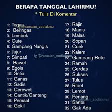 Tanggal Lahirmu Tulis Di Komentar Aktifkan Pemberitahuan Agar Kamu Selalu Update Postingan Mimin Zodiak Zo Teks Lucu Kata Kata Motivasi Fakta Zodiak