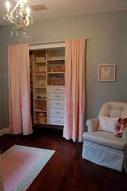Replacing Closet Doors With Curtains Maddies Room Armario De Cortina Ideias De Decoracao Casa Porta Do Armario