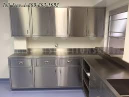 Wall mounted kitchen cabinets : Stainless Steel Casework Wall Mounted Drawer Counters Cabinets Sinks