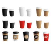 Custom Print PLA Lined Single Wall Paper Coffee Cups (Non-Refundable  Deposit)