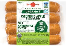 Chicken apple sausage is something our whole family can agree on, it's been a favorite here forever. Products Dinner Sausage Organic Chicken Apple Sausage Applegate