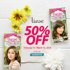 There are other bubble hair dyes in the market like palty, etude, beauteen, etc. Liese Philippines On Twitter Liese Is Spreading Love This February Enjoy 50 Discount When You Purchase Liese Creamy Bubble Hair Color In Ash Brown And Platinum Beige Available At Select Watsons Stores