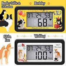 How many days until christmas 9999. Veriss Digital 9999 Days Countdown Clock Timer With Backlight Count Down Your Retirement Wedding Christmas Vacation And All Calendar Event Dates In Your Life Dog Collection Black 8 Frames Pricepulse