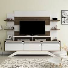 Decorotika Mobilya Delpi Tv Unitesi Beyaz Ceviz Ev Icin Ev Planlari Tv Unitesi