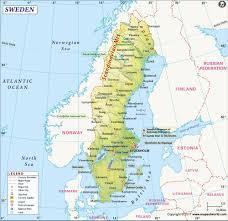 Color an editable map, fill in the legend, and download it for free to use in your project. Sweden Map 36 W X 34 95 H Amazon Co Uk Office Products