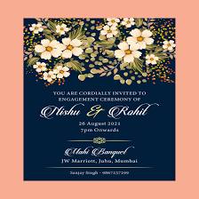 Engagement Invitation card