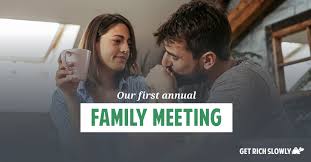 Take turns planning and facilitating the meetings. Our First Annual Family Meeting