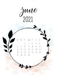 After clicking the download button, save the archived pdf file on your computer. Free Printable June 2021 Calendars 100 S Of Styles All Free