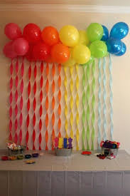 A cake with candles is brought out and the birthday person makes a wish before blowing out in the netherlands, birthday boys and girls host their own parties in their homes. Amazing Birthday Decorations To Make At Home 42 In Home Interior De Birthday Balloon Decorations Streamer Party Decorations Birthday Party Decorations Diy Girl