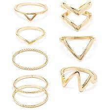 Forever 21 Forever 21 Chevron Midi Ring Set 5 90 Liked On Polyvore Featuring Jewelry Rings Chevron Midi Ring Fore Midi Rings Mid Finger Rings Mid Rings