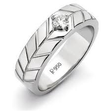 Platinum Solitaire Ring For Men By Jewelove Jl Pt 505 Rings For Men Silver Rings Online Mens Gold Rings