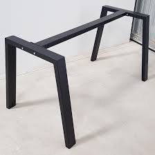 paire de pieds de table industriel metal trapeze table metal etsy pieds de table table metal pied de table design