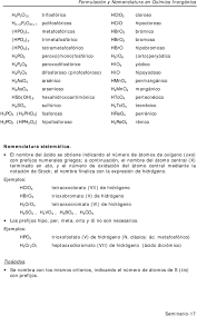 Si se emplea la nomenclatura sistemática su nombre será tetraoxosulfato (vi) de hidrógeno. Formulacion Y Nomenclatura En Quimica Inorganica Pdf Free Download