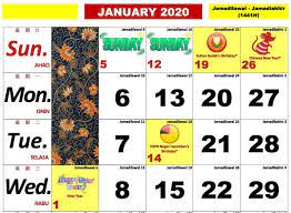 2nd day of chinese new year is also a public holiday in all states and federal territories except kelantan and terengganu. Kalendar 2020 Pengu