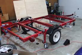 Haul master folding trailer pics / harbor freight folding trailer box with removable sides third stall woodworking. Built A Harbor Freight Folding Trailer Pnw Riders The Motorcycle Community For The Pacific Northwest