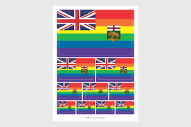 145 pacific avenue winnipeg, man. Manitoba Lgbt Pride Flag Stickers