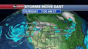 Storm Moving Across The Country With Rain Severe Weather For Central Us North Platte Severe Storms Severe Weather
