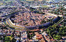 There are four gates which roughly correspond the points of the compass. Cittadella Wikipedia