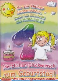 Glückwünsche Zum 1 Geburtstag Geburtstagssprüche Geburtstag