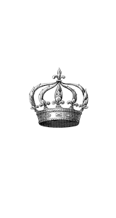 Black And White Crown Wallpaper 