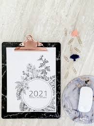 Monthly calendars and planners for every day, week, month and year with fields for entries and notes; Free Printable 2021 Planner Making Lemonade