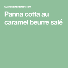 Panna Cotta Au Caramel Beurre Sale Recette En 2020 Caramel Au Beurre Sale Panna Cotta Caramel