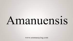 An amanuensis is someone who is good at taking notes when someone else is talking in latin, the word amanuensis literally means a servant from the hand. the word generally refers to a person who is skilled at taking dictation. How To Say Amanuensis Youtube