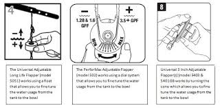 fix running toilet toilet adjustable flapper fix toilet