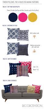 Throw Pillows The 4 Rules To Mixing Patterns Mixing Patterns Living Room Pillow Mixing Pillows