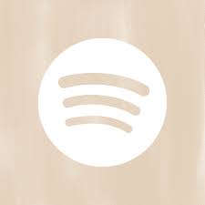 Spotify Icon Cream Ios App Icon Design Ios App Icon App Icon